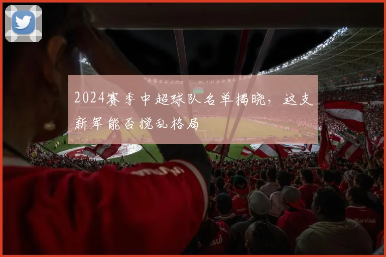 2024赛季中超球队名单揭晓，这支新军能否搅乱格局